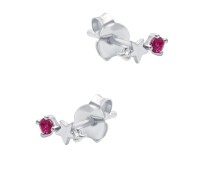 July Birthstone Silver Stud Earring STS-6802